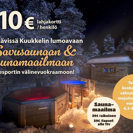 Kuukkeli Log Houses Teerenpesae - Premium Suite A48 Saariselkä Extérieur photo