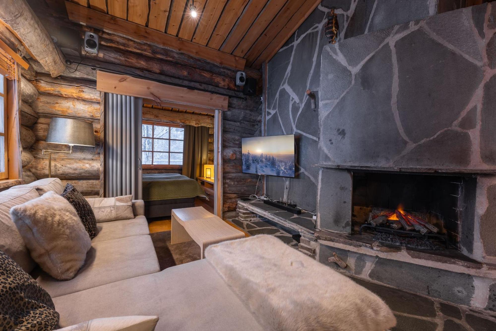 Kuukkeli Log Houses Teerenpesae - Premium Suite A48 Saariselkä Extérieur photo