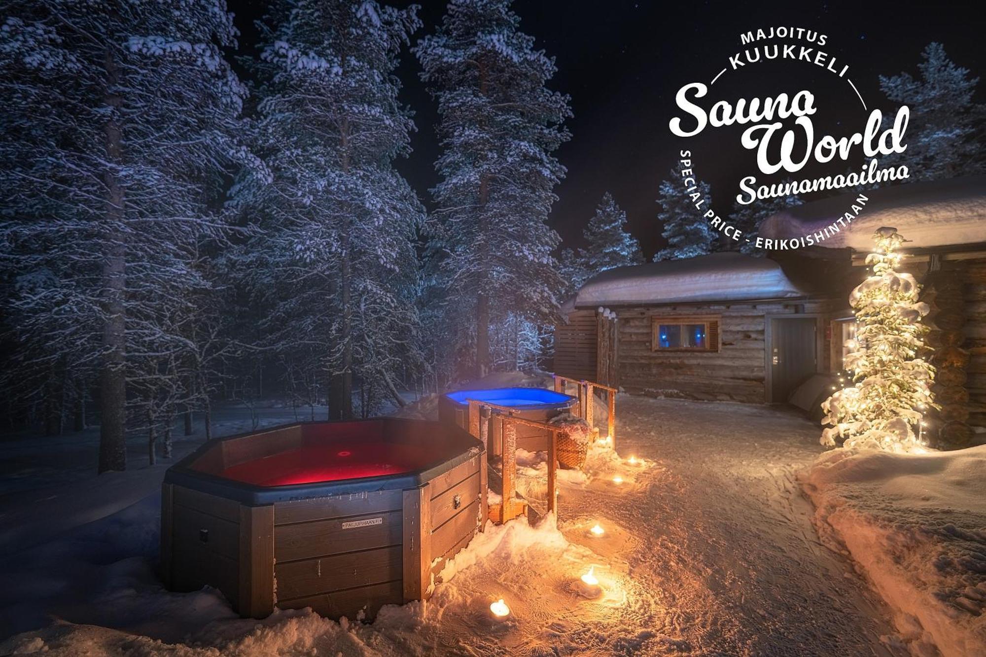 Kuukkeli Log Houses Teerenpesae - Premium Suite A48 Saariselkä Extérieur photo